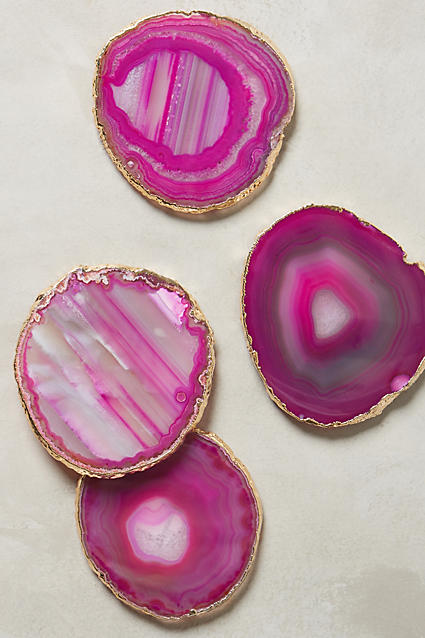 Agate Coasters from Anthro