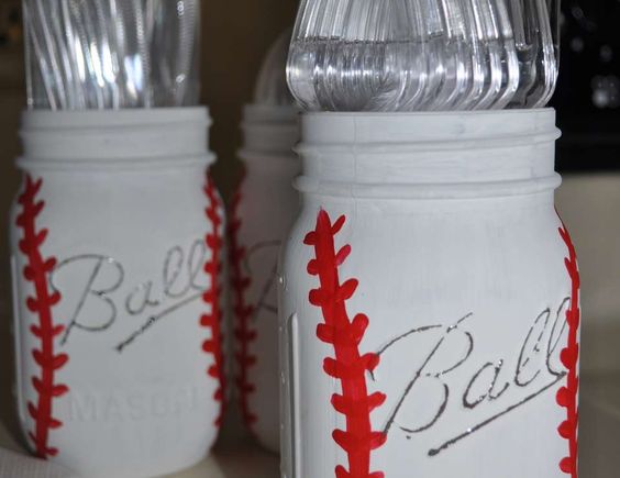 Baseball Ball Jars
